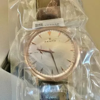 Zenith Elite 18.2010.681/01.C498 40mm Rose gold Silver