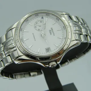 Zenith Elite Dual Time 03.1125.682 38mm Stainless steel White