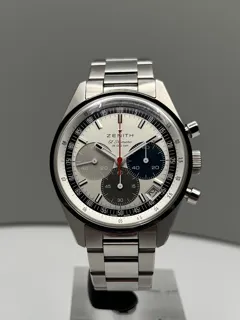 Zenith El Primero 03.3200.3600 38mm Stainless steel Silver$tri-tone