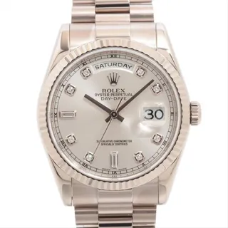 Rolex Day-Date 36 118239A 35mm Silver