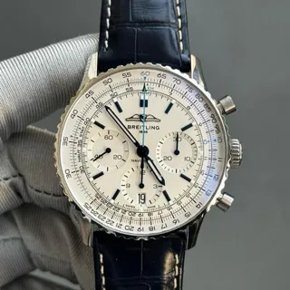 Breitling Navitimer 1 AB0139A71G1P1 41mm Stainless steel White