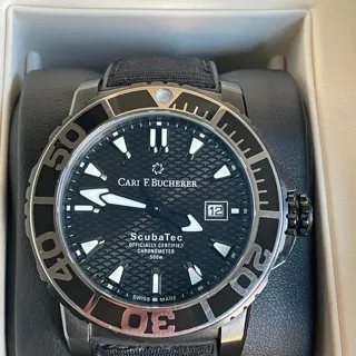 Carl F. Bucherer Patravi 00.10632.28.33.01 Titanium and Black DLC Black