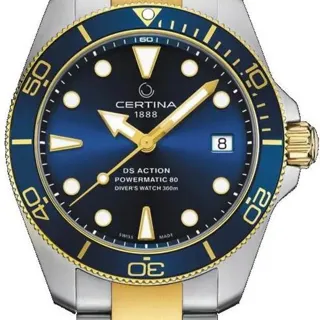 Certina DS Action C032.807.22.041.10 38mm Stainless steel Blue