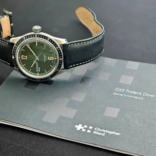 Christopher Ward C65-41H3H1-S0KV0 41.5mm Green