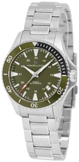 Hamilton Khaki Navy Scuba H82375161 Stainless steel Green