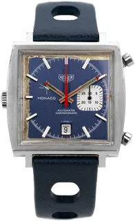 Heuer Monaco 1533 Stainless steel Blue