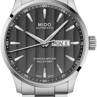 Mido Multifort M038.431.11.061.00 42mm Stainless steel Gray