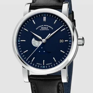 Mühle Glashütte M1-44-62-LB 39mm Stainless steel Blue