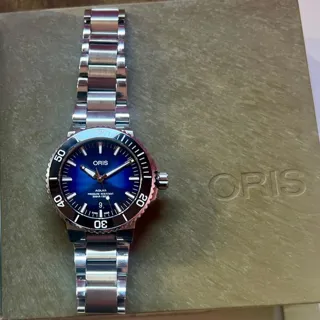 Oris Aquis Date 01 733 7730 4185 44mm Stainless steel Blue