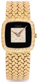 Piaget 9902 D 2 Yellow gold Bright black