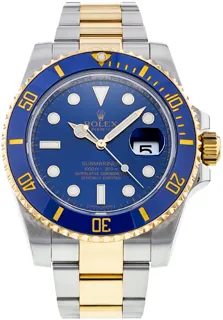 Rolex Submariner 116613LB Yellow gold and Stainless steel Blue