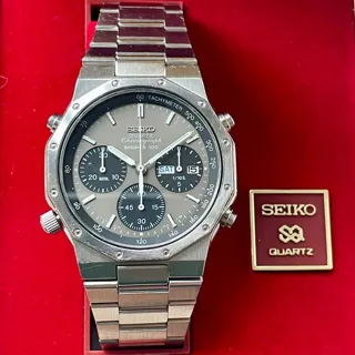 Seiko Chronograph 7A38-7020 38mm Stainless steel Gray