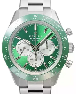 Zenith Chronomaster Sport 03.3119.3600/56.M3100 41mm Stainless steel Green