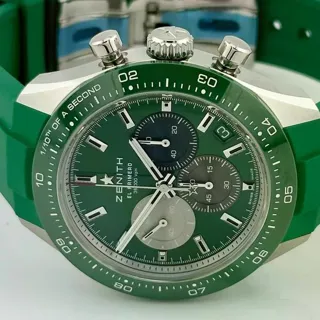 Zenith Chronomaster Sport 03.3119.3600/56.R952 41mm Stainless steel Green