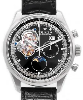 Zenith El Primero 03.2160.4047/21.C714 45mm Stainless steel Black