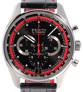 Zenith El Primero 36'000 VpH 03.2043.400/25.c703 42mm Stainless steel Black