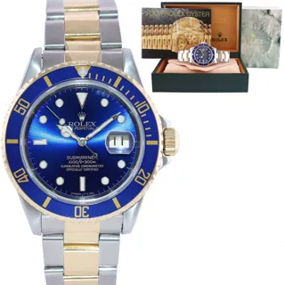 Rolex Submariner 16613LB Stainless steel Blue