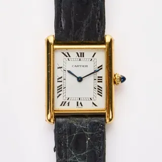 Cartier Tank Louis 78086 23mm 18k yellow gold White