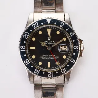 Rolex GMT-Master 1675 39mm Stainless steel and Aluminium Black