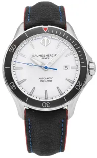 Baume & Mercier Clifton 42mm Stainless steel White