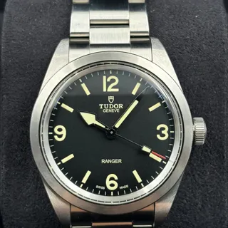 Tudor Ranger M79950-0001 39mm Stainless steel Black