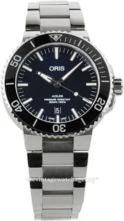 Oris Aquis 01 733 7730 4135-07 8 24 05PEB 43.5mm Stainless steel Blue