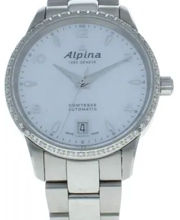 Alpina Comtesse AL-525APW3CD6B 34mm Stainless steel White