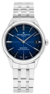 Baume & Mercier Clifton M0A10468 40mm Stainless steel Blue