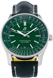 Breitling Navitimer A17326 41mm Stainless steel green