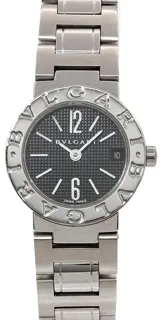 Bulgari BB23SS 23mm Stainless steel Black