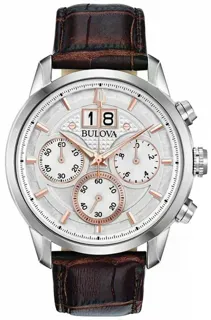 Bulova Classic 96B309 44mm Stainless steel White