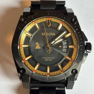 Bulova Precisionist 98B293 45mm Stainless steel Golden