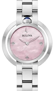 Bulova Rubaiyat 96L338 30mm Stainless steel White