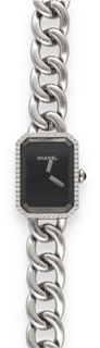 Chanel First H7021 20mm Stainless steel Black