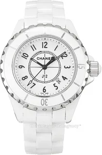 Chanel J12 H0968 White ceramic White