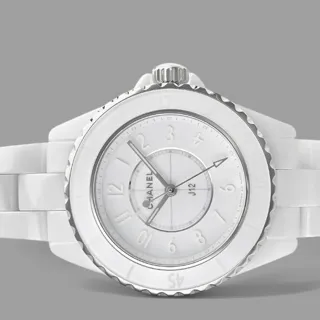 Chanel J12 H6345 33mm White ceramic White