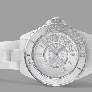 Chanel J12 H6477 33mm White ceramic White