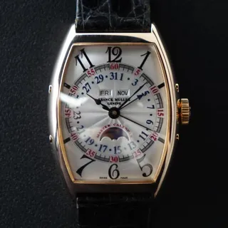 Franck Muller 6850 MC L 34mm Rose gold Silver