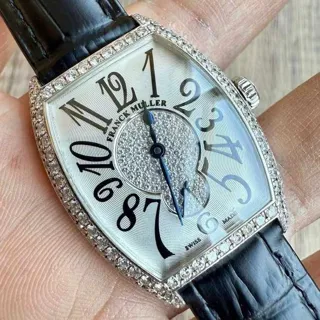 Franck Muller Casablanca 7500 S6 29mm White gold Silver