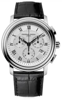 Frédérique Constant Classics Chronograph FC-292MC4P6 40mm Stainless steel White