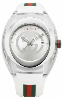 Gucci YA137102A 46mm Stainless steel Silver