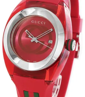 Gucci YA137103A 46mm Stainless steel Red