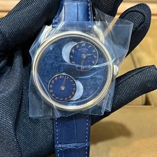 Hermès Arceau Rose gold Blue