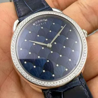 Hermès Arceau 38MM.AR8.591A 38mm White gold