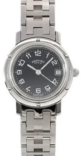 Hermès Clipper CL4.210 24mm Stainless steel Black