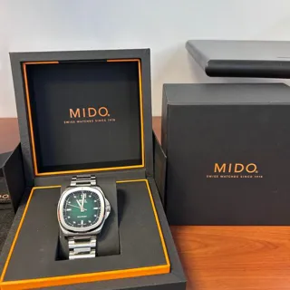 Mido Multifort M049.526.11.081.00 40mm Stainless steel Green