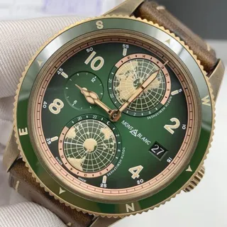 Montblanc 1858 119909 42mm Bronze Green