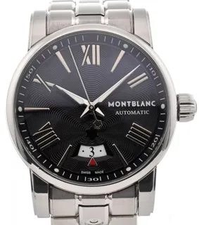 Montblanc 7102 41.5mm Stainless steel Black