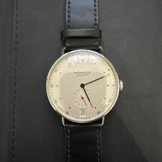 NOMOS Metro 38 Datum 1102 38.5mm Stainless steel Silver