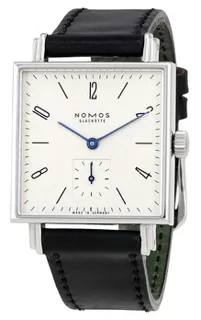 NOMOS Tetra 406 Stainless steel Galvanized$White Silver-Plated